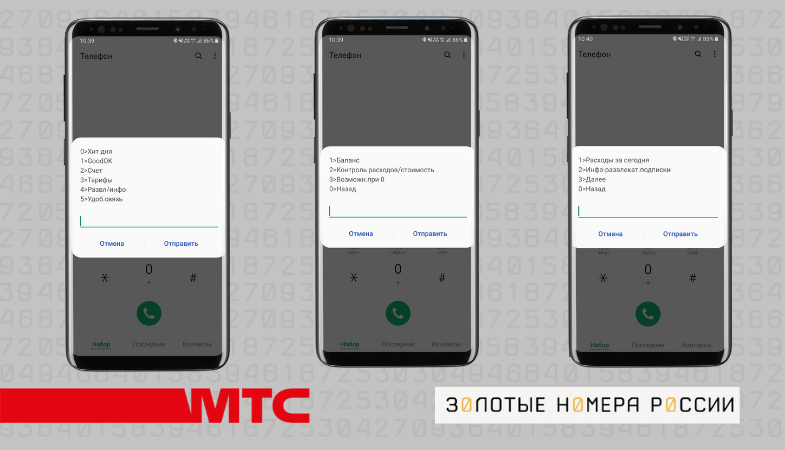 Мобильный помощник МТС по USSD